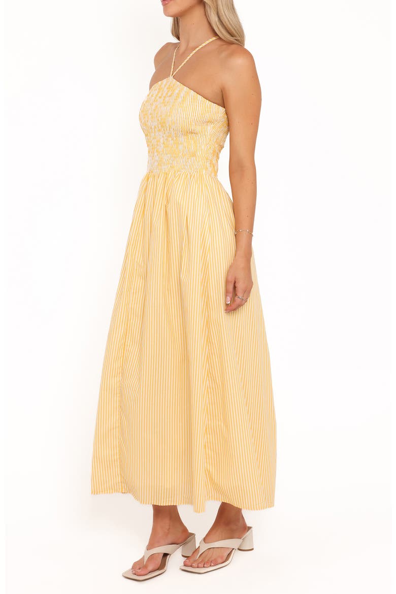 Aviva Stripe Cotton Maxi Sundress, Alternate, color, MANGO STRIPE