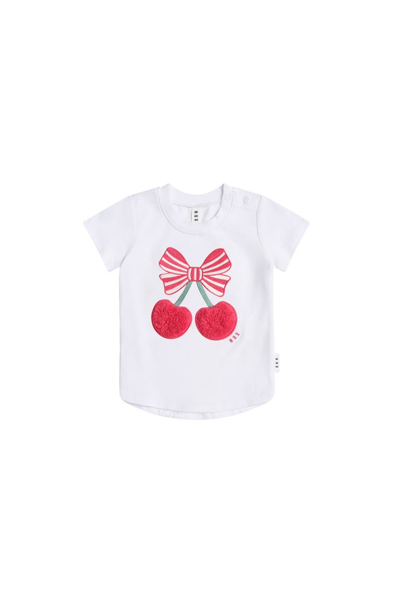 Huxbaby Cherry Pie Tee, Main, color, White