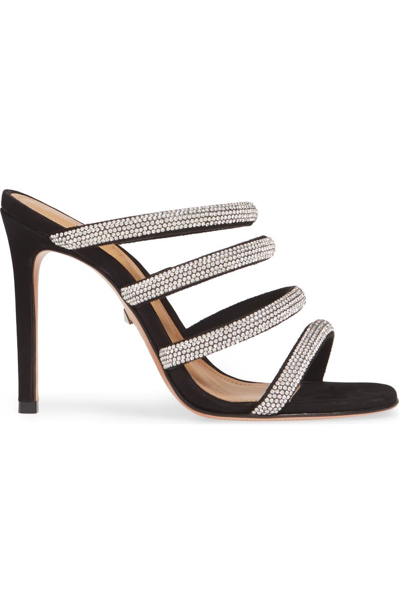 Schutz Sariah Strappy Crystal Slip-On Sandal, Alternate, color,