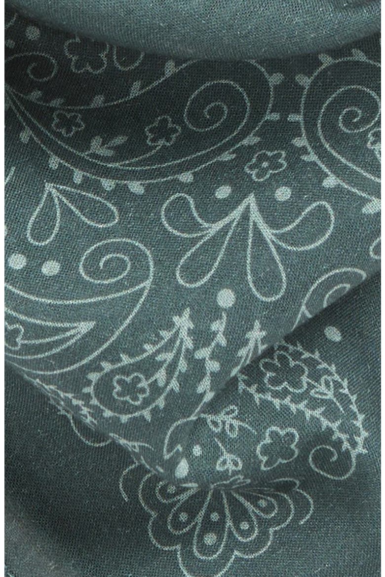 Floral Embroidered Bandana, Alternate, color, GREEN BANDANA