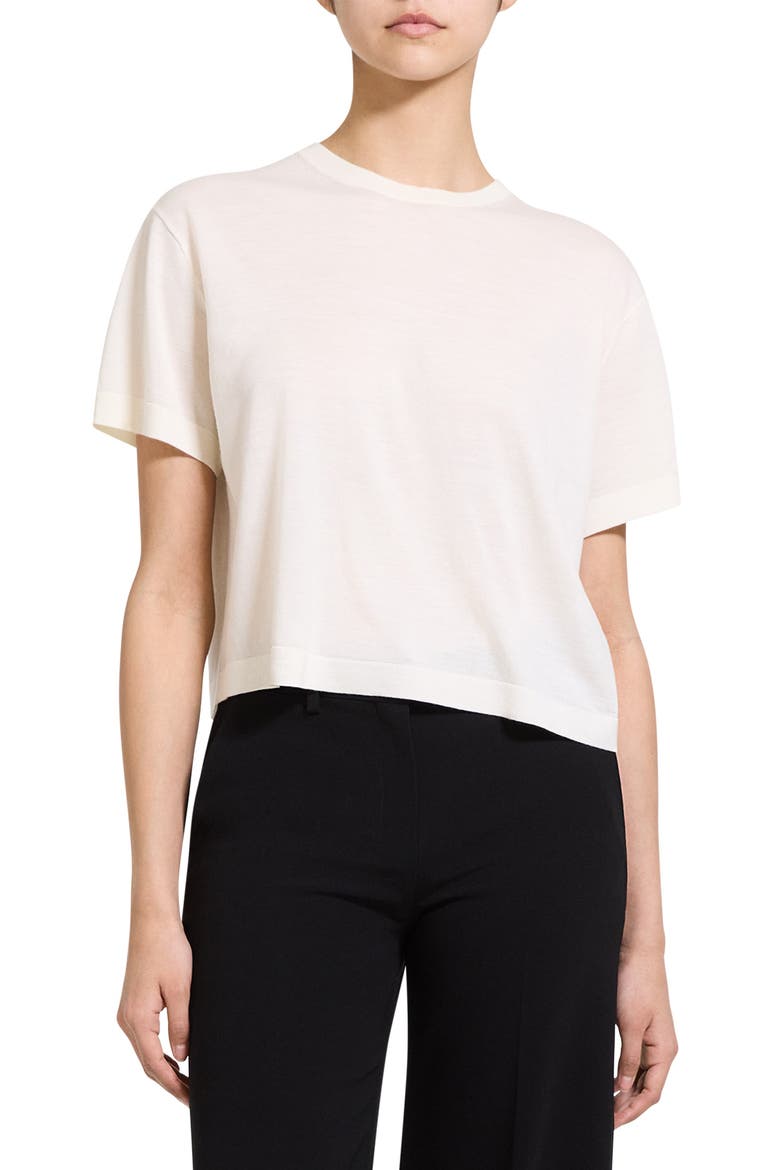 Regal Boxy T-Shirt, Alternate, color, NEW IVORY