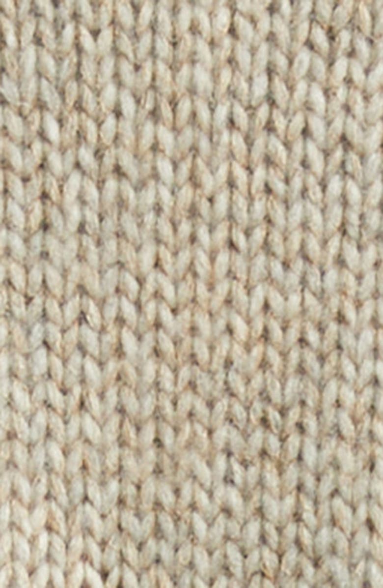 Johnstons of Elgin Bay Slouchy Cashmere & Cotton Cardigan, Alternate, color, Sea Shell