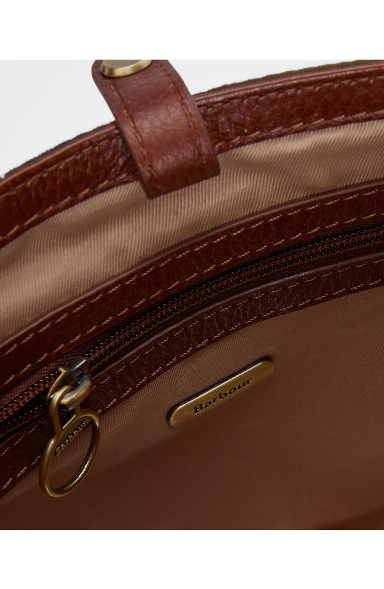 Barbour Cedar Tartan Bucket Tote, Alternate, color,