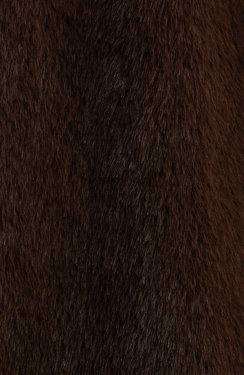 Stand Studio Emmie Faux Fur Jacket, Alternate, color, Brown