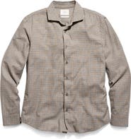 Billy Reid Plaid Melange Cotton Sport Shirt