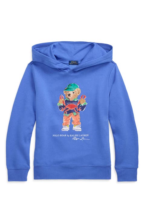 Kids
 Polo Bear Fleece Graphic Hoodie (Big Kid)