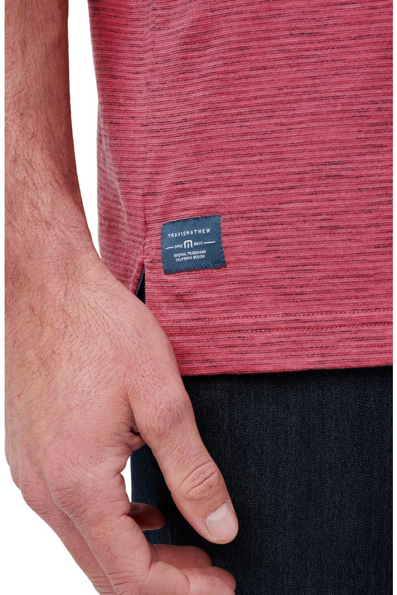 Common Interest Space Dye Stripe Polo, Alternate, color, ROSE WINE