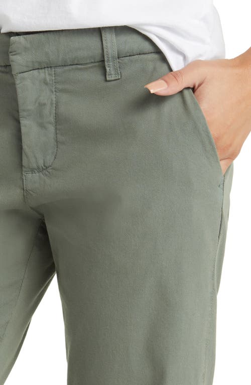 Frank & Eileen Wicklow The Italian Stretch Cotton Crop Chinos In Rosemary