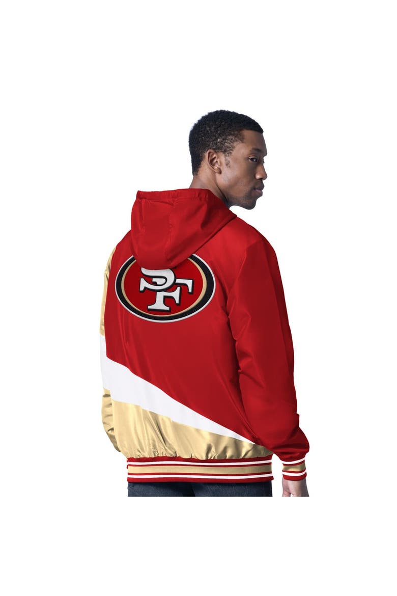 Men's G-III Sports by Carl Banks Scarlet/Charcoal San Francisco 49ers Dual Threat Reversable Full-Zip Hooded Jacket, Alternate, color, Scarlet