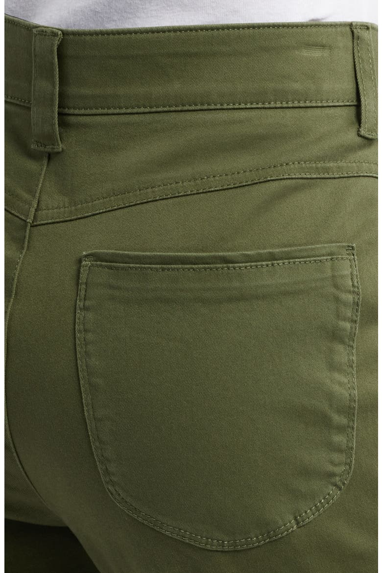 Skyrise Slim Straight Leg Twill Pants, Alternate, color, CELADON