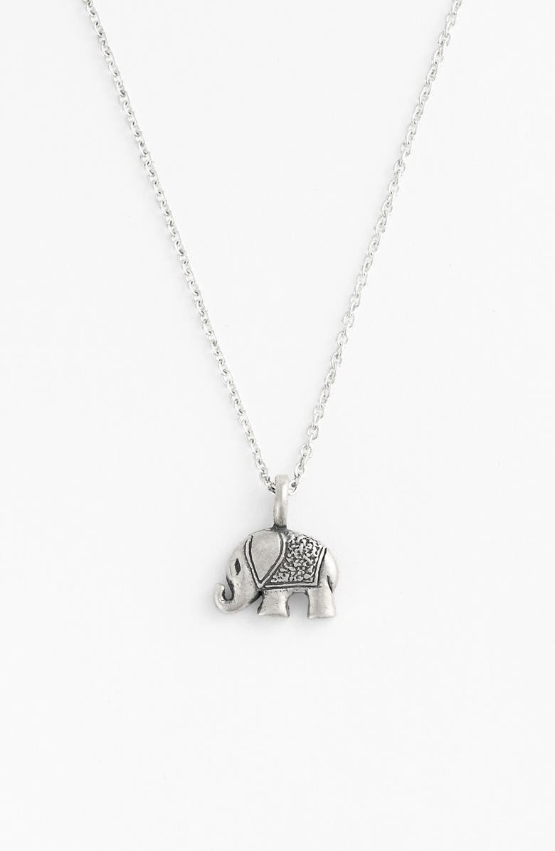 Dogeared 'Reminder - Strength' Pendant Necklace, Alternate, color, 