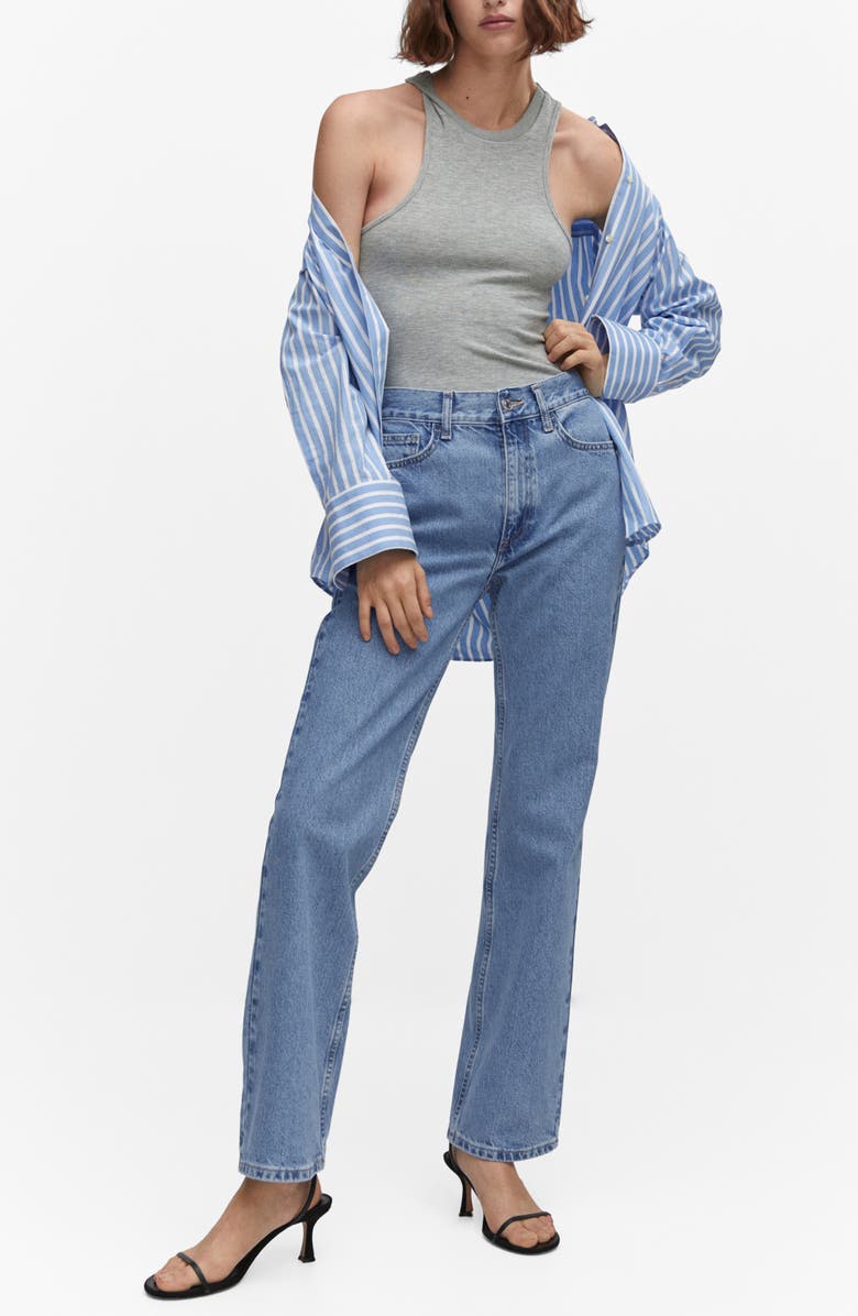 MANGO Straight Leg Jeans, Alternate, color,