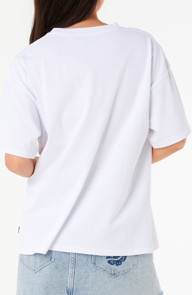 Rip Curl Vedra Heritage Logo T-Shirt, Alternate, color, Optical White