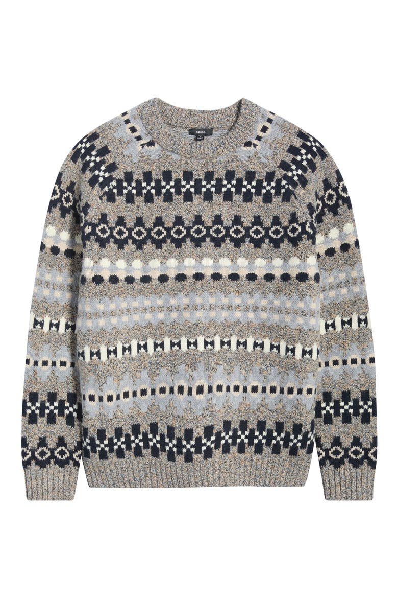 Ramsgate Fair Isle Sweater, Main, color, SOFT BLUE