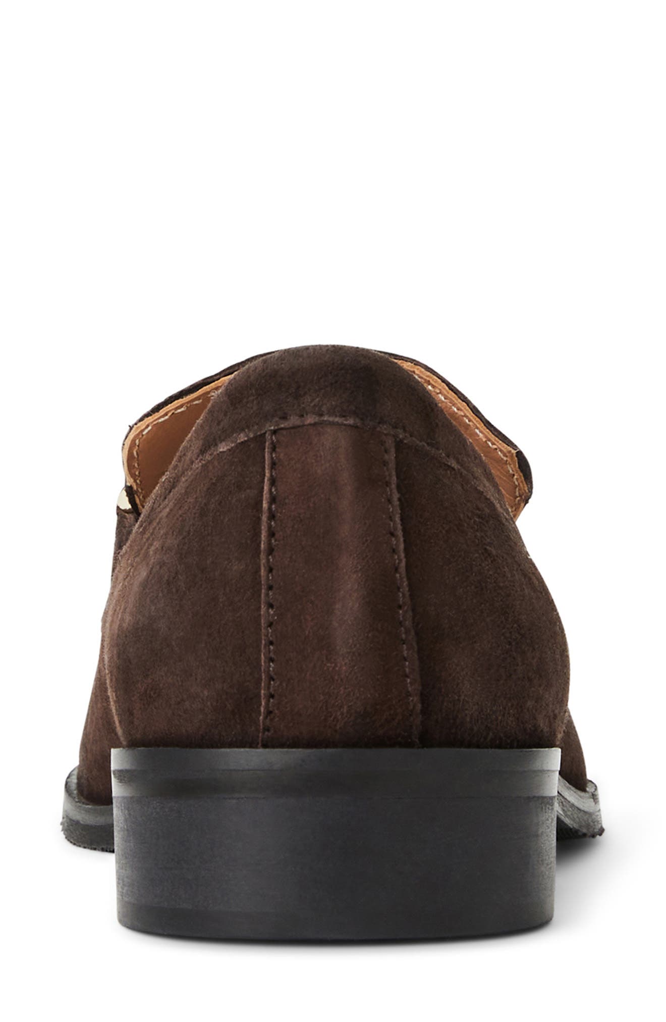 Natalie Bit Loafer, Alternate, color, BROWN SUEDE