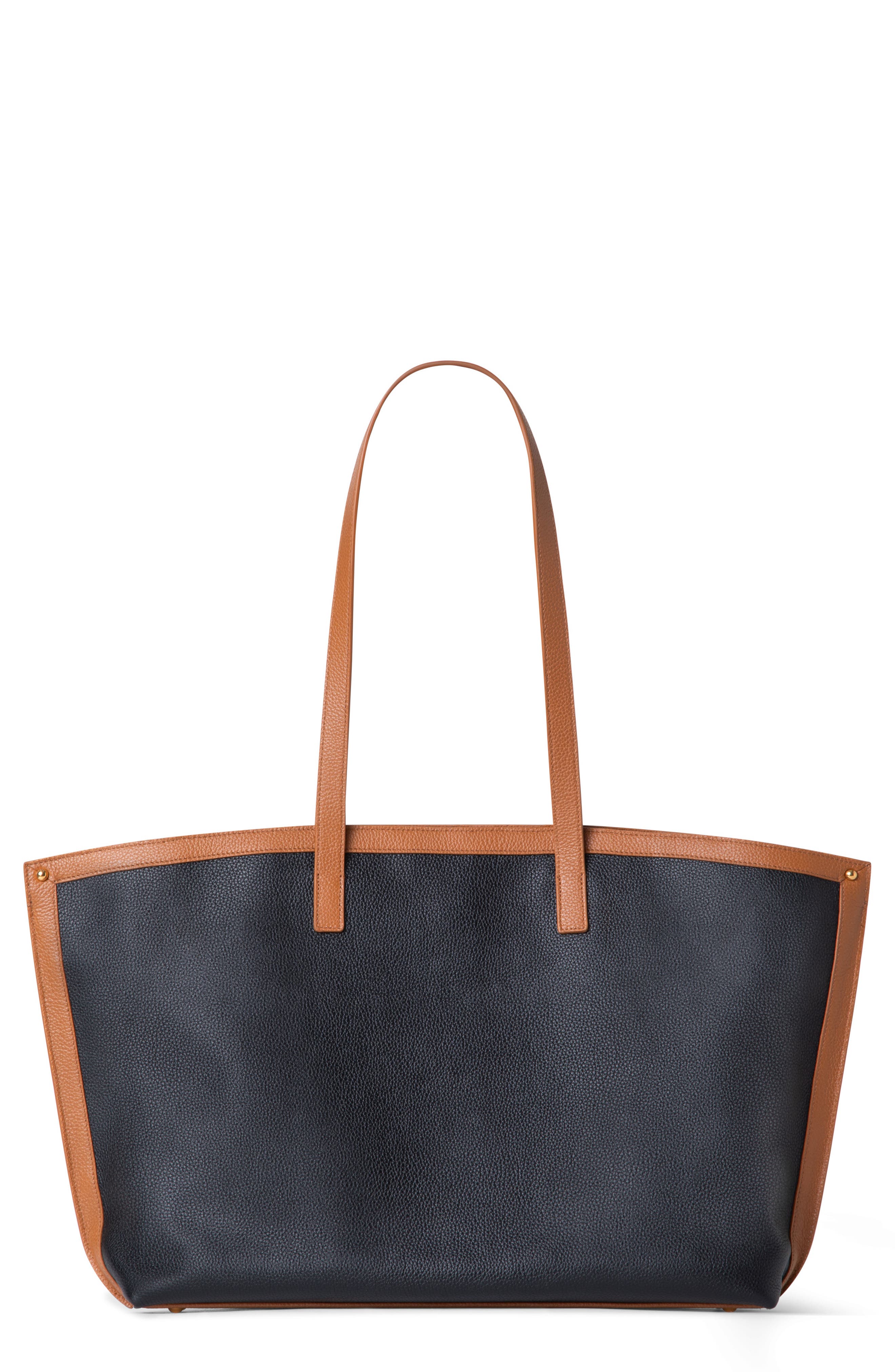 Akris Medium Ai Two-Tone Leather Shoulder Bag, Alternate, color, 