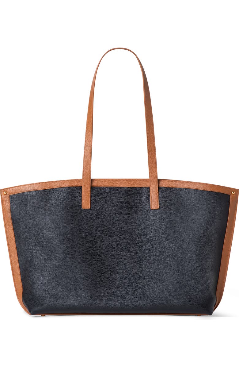 Akris Medium Ai Two-Tone Leather Shoulder Bag, Alternate, color,