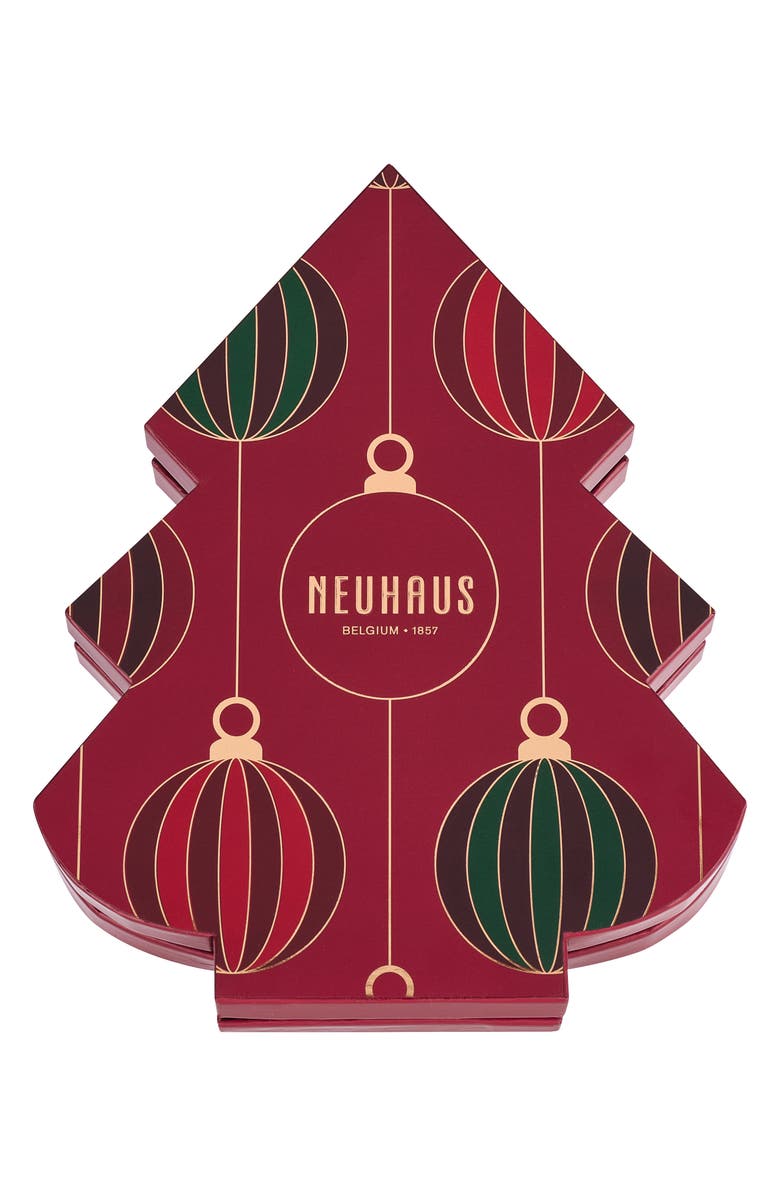 NEUHAUS Assorted 16-Piece Christmas Tree Box, Alternate, color, Green