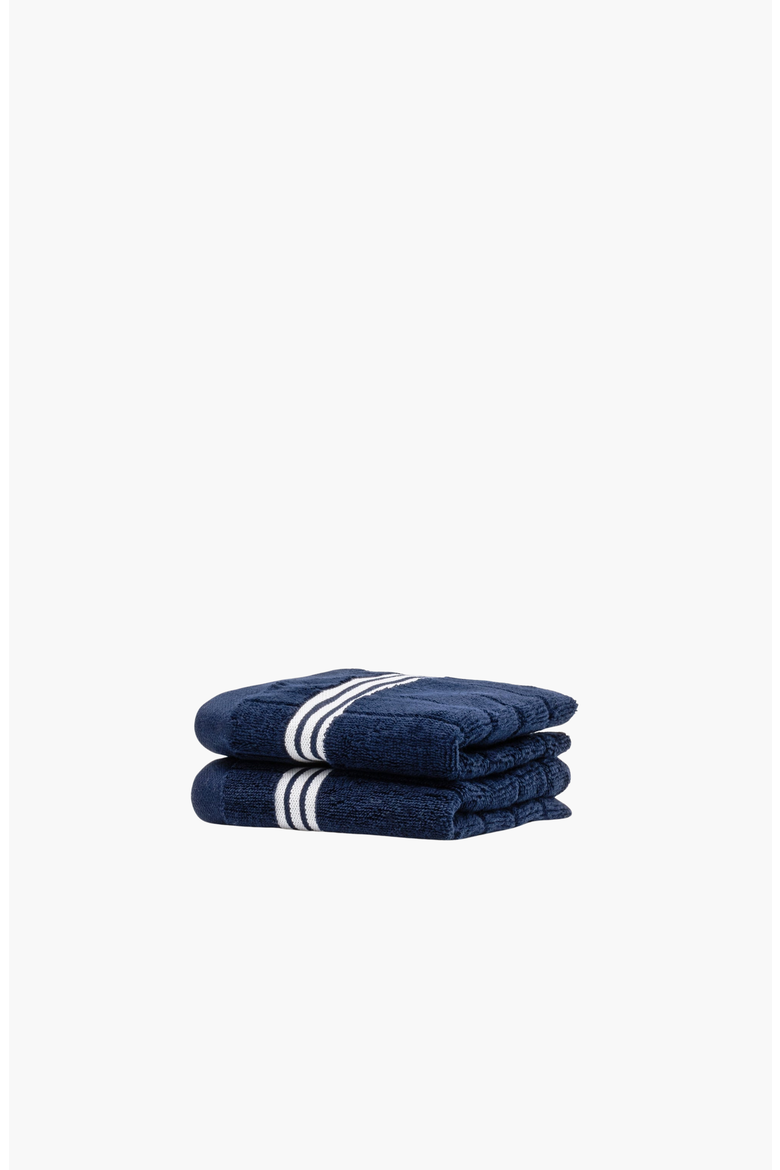 Nautilus 2-Piece Washcloth Set, Alternate, color, Navy / White