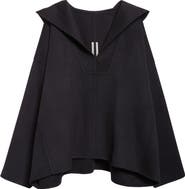 Rick Owens Hooded Cashmere Pullover