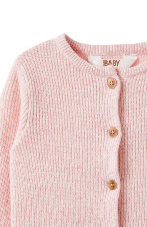 Cotton On Kids Organic Knit Cardigan In Pink