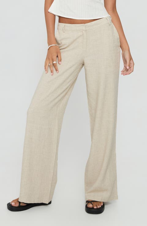 Syrena Low Rise Wide Leg Pants