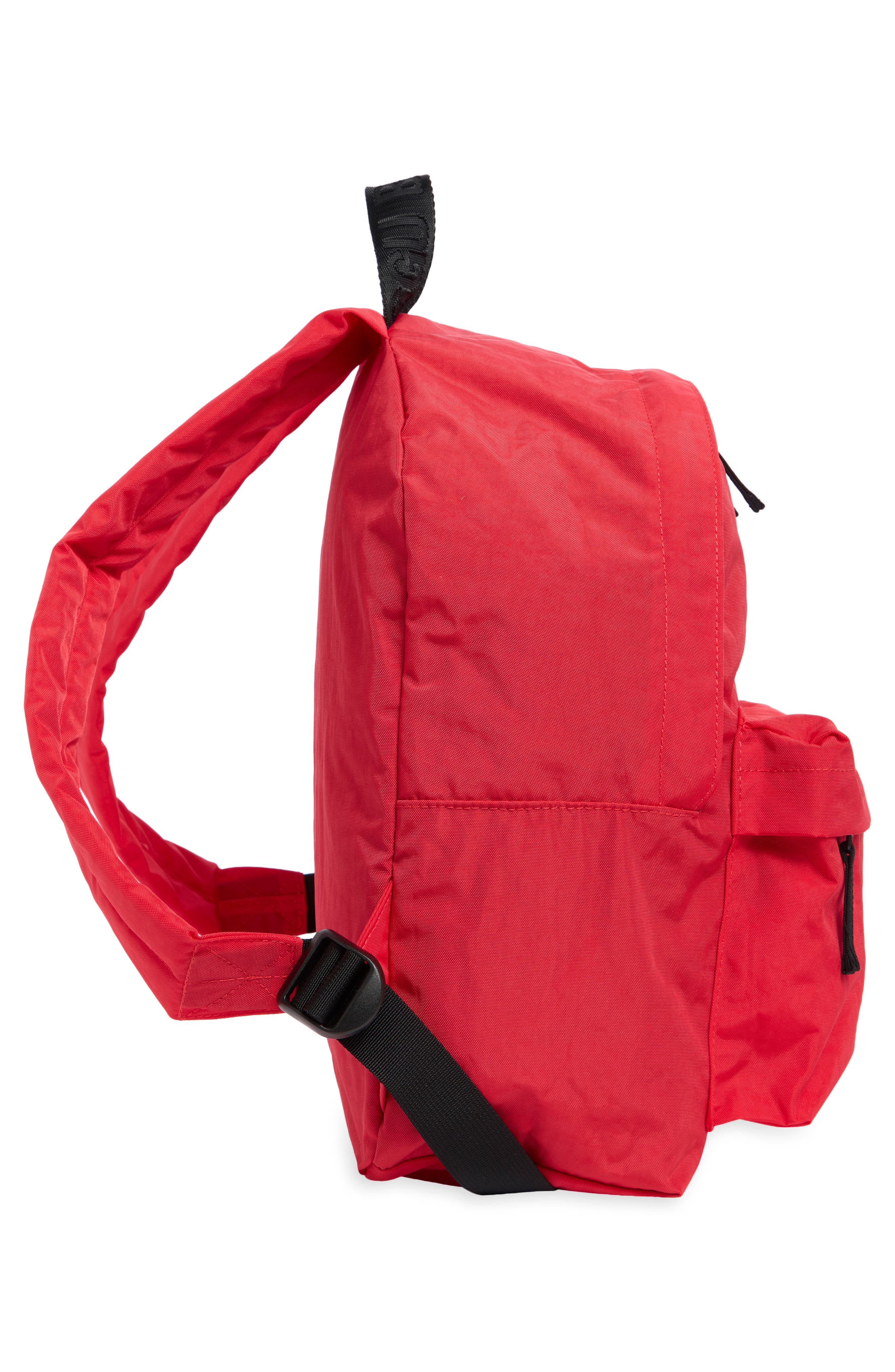 Medium Nylon Backpack, Alternate, color, CANDY APPLE