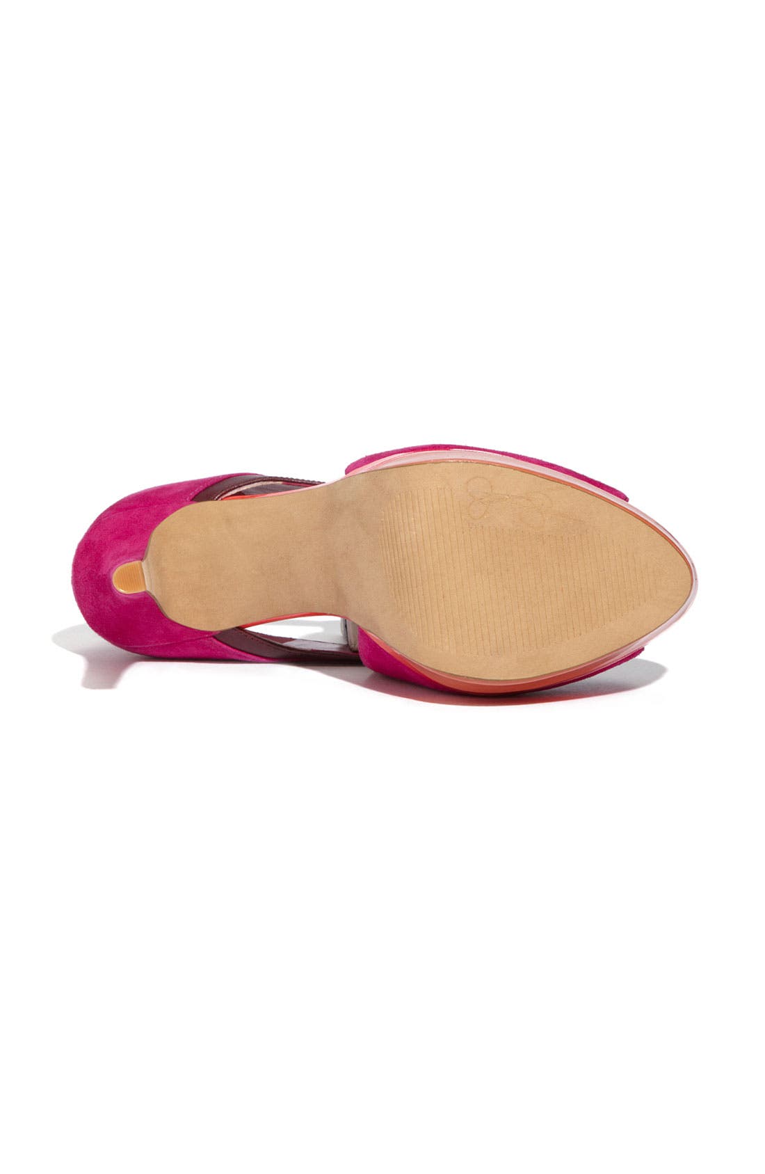 'Evannan' Platform Pump, Alternate, color, BERMUDA PINK