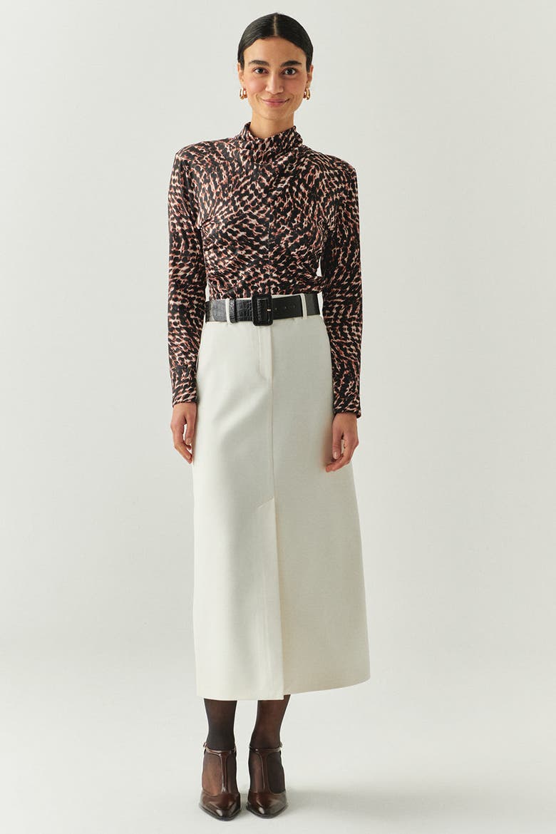Ensley Printed  Blouse, Alternate, color, MULTI COLOR