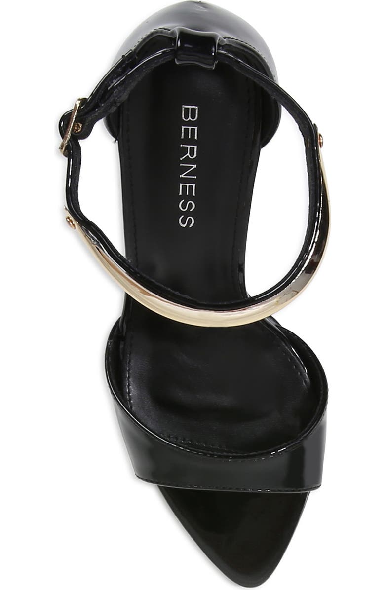 BERNESS Ankle Strap Sandal, Alternate, color, Black