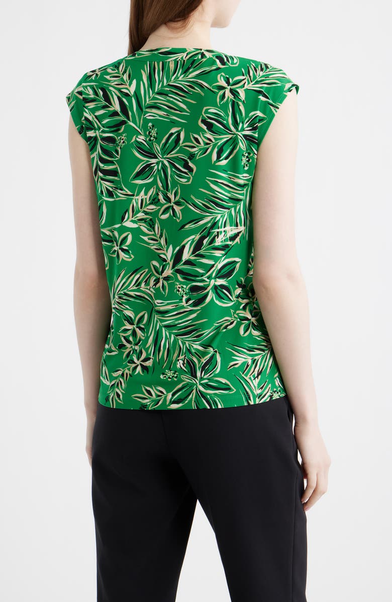 AK ANNE KLEIN Tropical Print Dolman Sleeve Top, Alternate, color, 