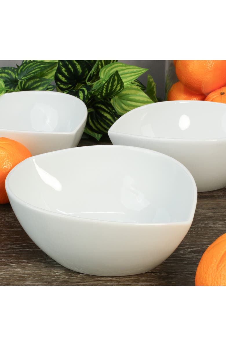 BIA Cordon Bleu Set of 3 Split Oval Bowls, Alternate, color, White