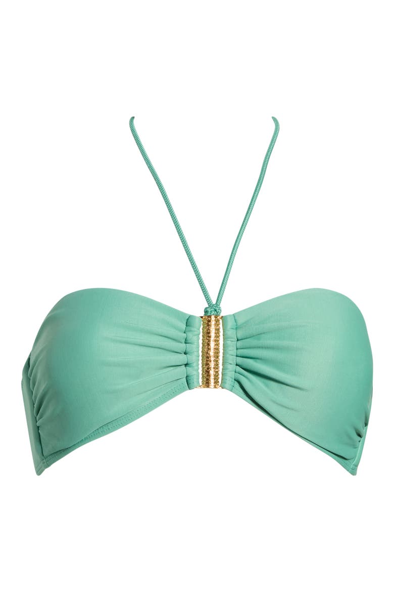 Solid Stacy Convertible Bikini Top, Alternate, color, GREEN