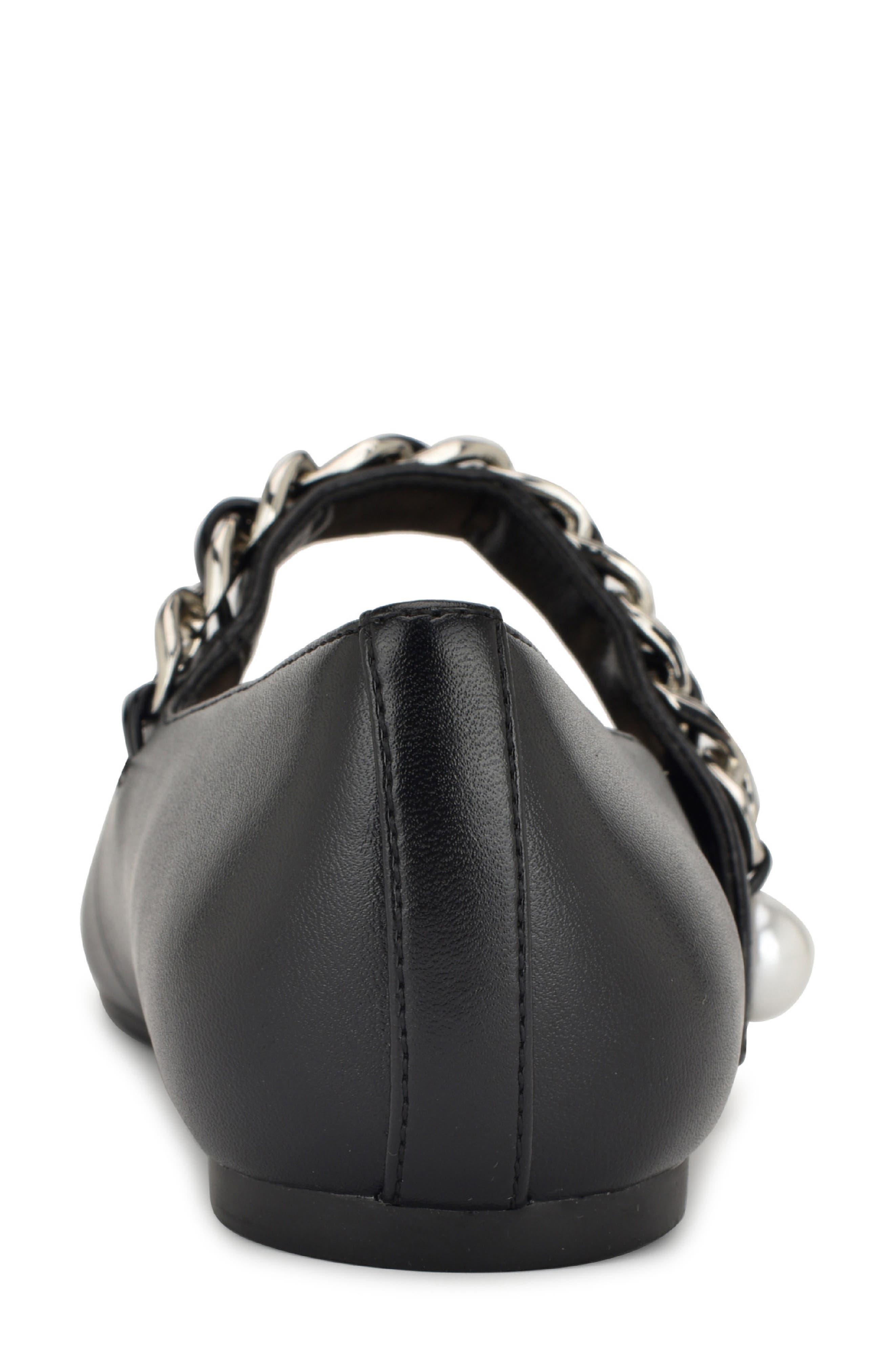 Nine West Platy Mary Jane Cap Toe Flat, Alternate, color, 