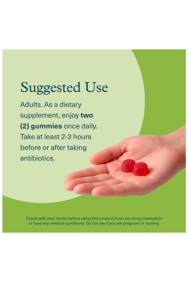 Spore Probiotic Zero Sugar Gummy Digestive Supplement 90ct, Alternate, color, None