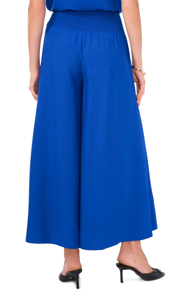 Vince Camuto Smock Waist Wide Leg Pants, Alternate, color, 