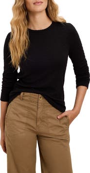 NIC+ZOE Crinkle Knit Top