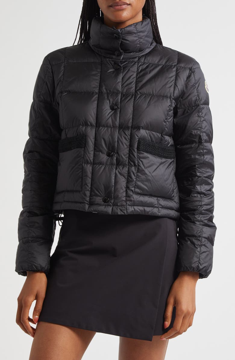 Moncler Jarcieu Down Jacket, Main, color, Black