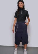 WILDFANG Essential Denim Utility Wrap Skirt