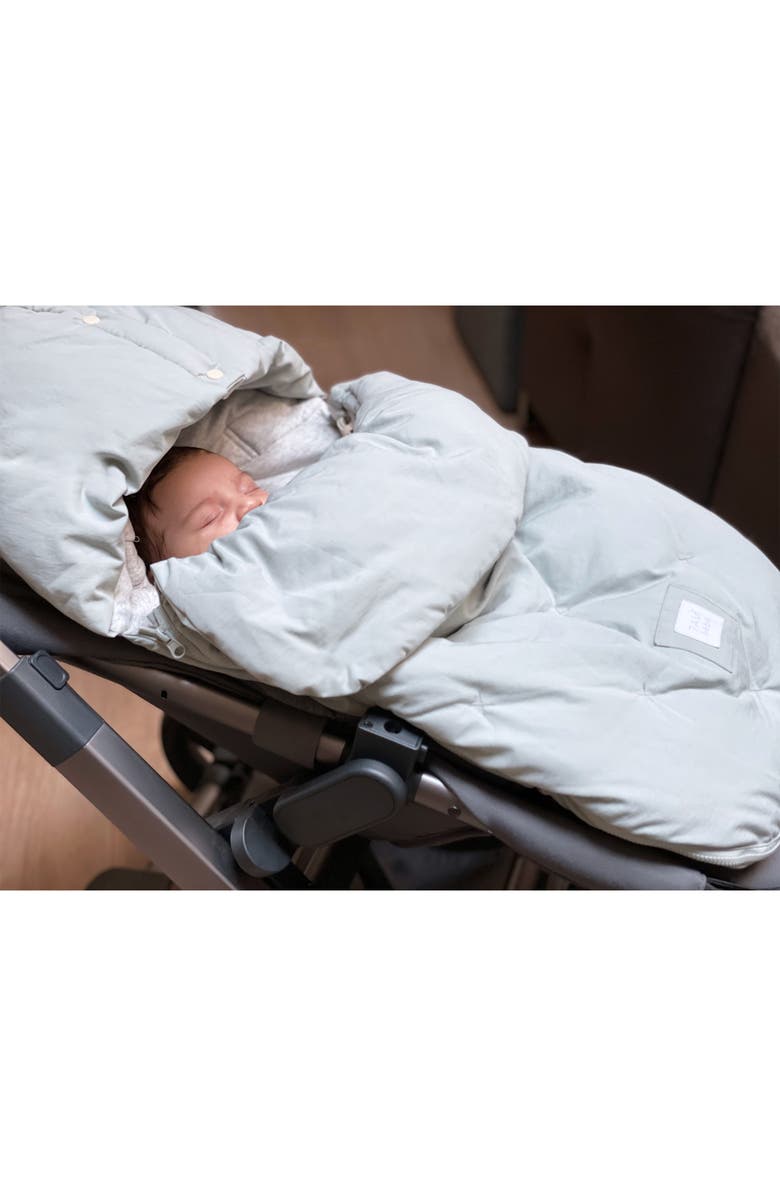 7 A.M. Enfant BébéPOD Bunting, Alternate, color, Bondi Blue