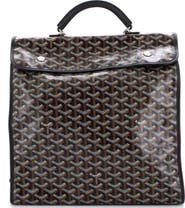 Pre-Owned Goyard Saint Leger Briefcase Backpack Coated Canvas