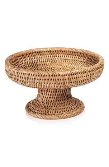 Zodax Heritag Rattan Weave Bowl In Brown