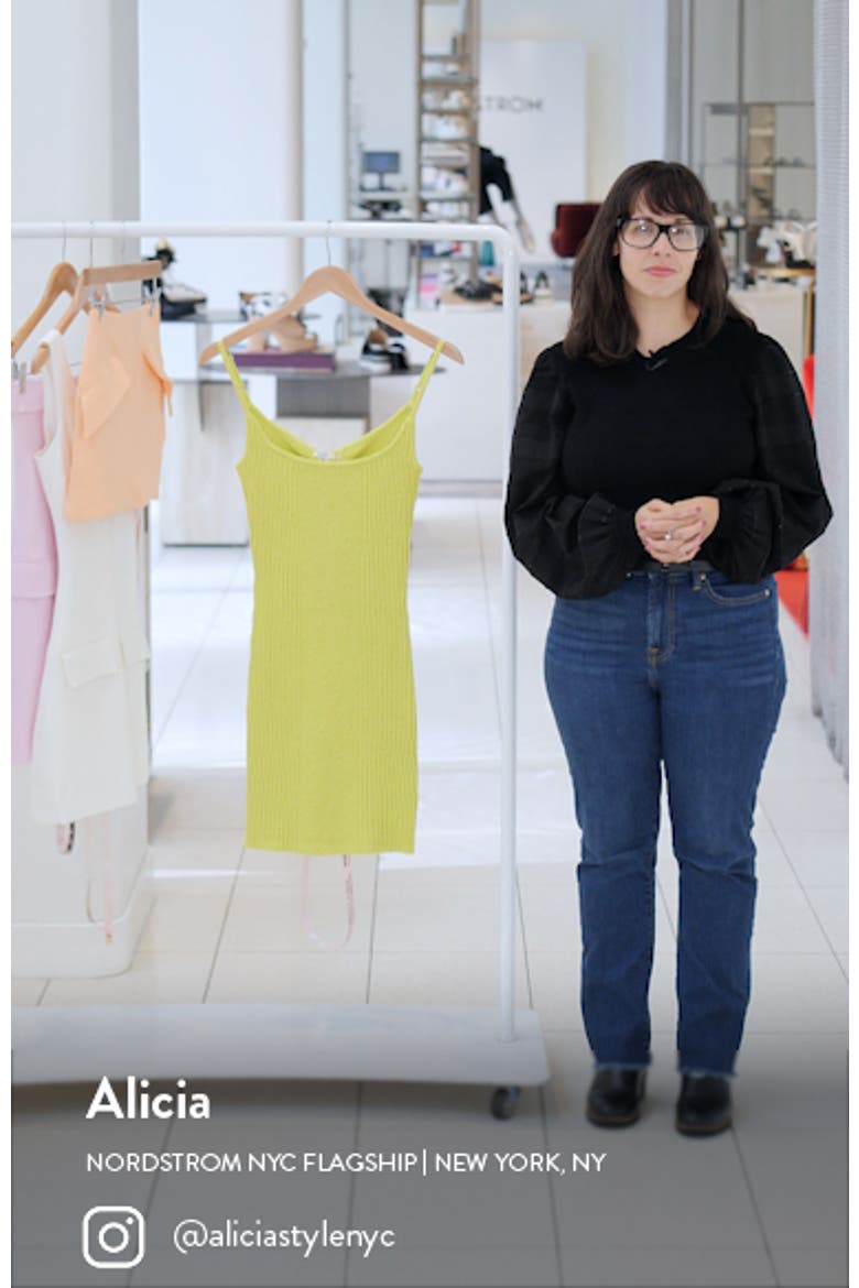 Neri Terry Rib Minidress video