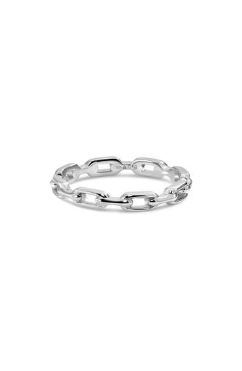 Devata Cable Link Ring In Silver