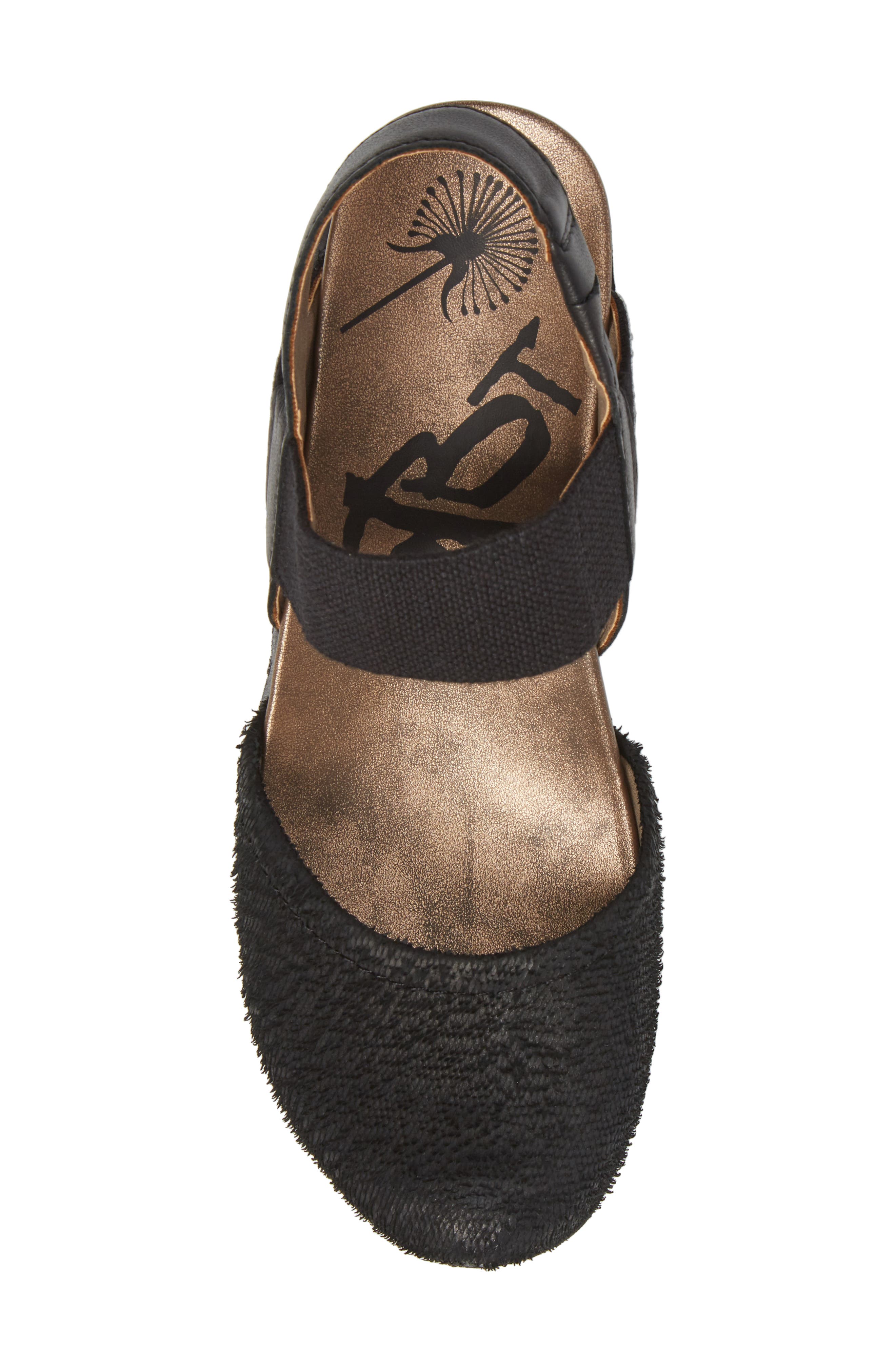 Roadie Mary Jane Platform Wedge, Alternate, color, BLACK LEATHER