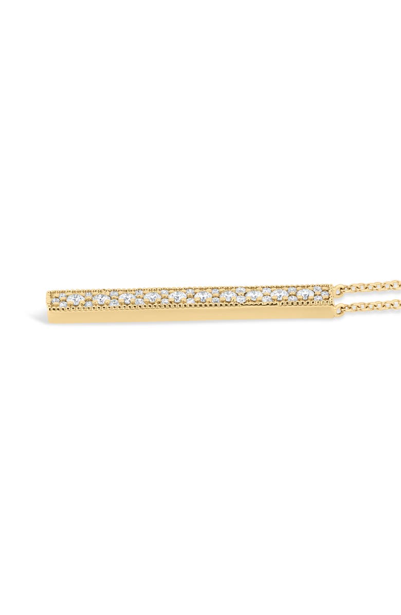 Bony Levy Rita Diamond Bar Pendant Necklace, Alternate, color, 18Ky Gold