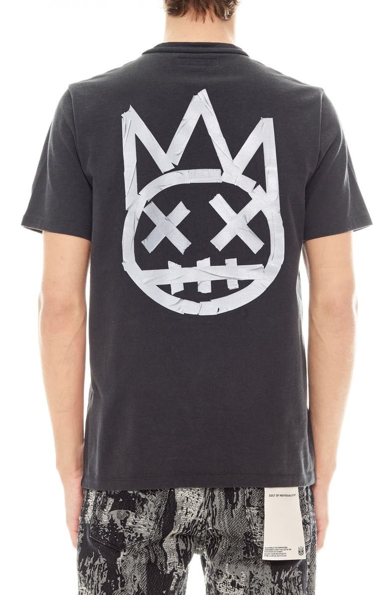 Cult of Individuality Shimuchan Logo Cotton Graphic T-Shirt, Alternate, color, Vint Charcoal