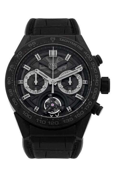 Tag Heuer Preowned 2019 Carrera CAR5A8P.FC6415 Rubber Strap Watch, 45mm