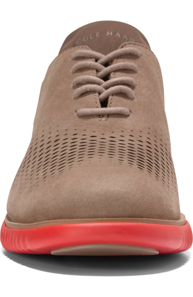 Cole Haan 2.ZeroGrand Laser Wing Derby, Alternate, color, Irish Coffee Nubuck / Truffle