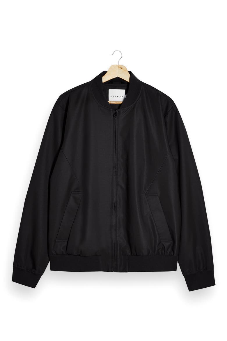 Icon Bomber Jacket, Alternate, color, BLACK